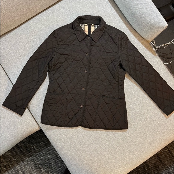 BURBERRY LONDON Fernleigh Diamond Quilted Jacket. Sz M $1095 Retail - Picture 3 of 15